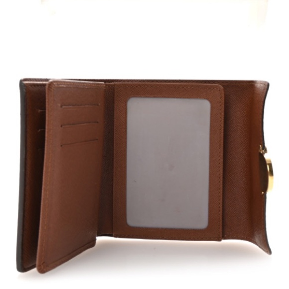 Louis Vuitton Brown Monogram Clutch with Gold Accent - Picture 2 of 3